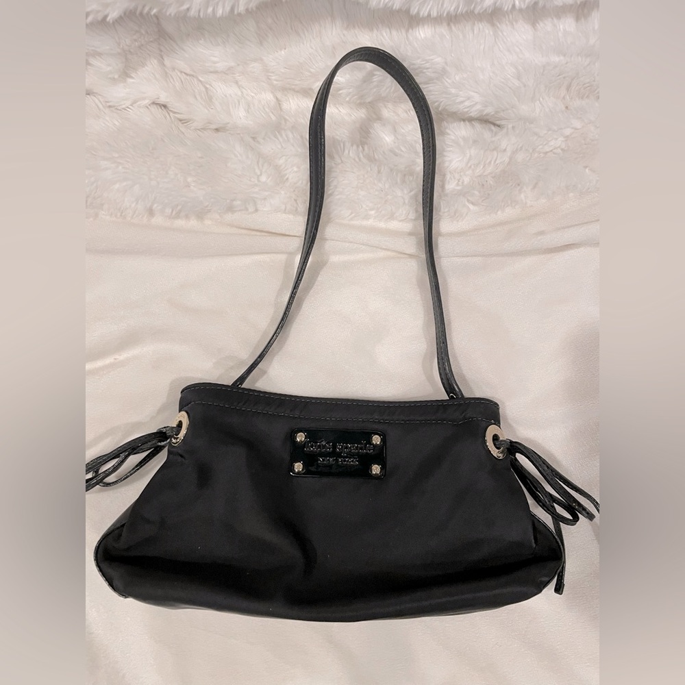 New Kate Spade Black Nylon evening or casual bag - super versatile!